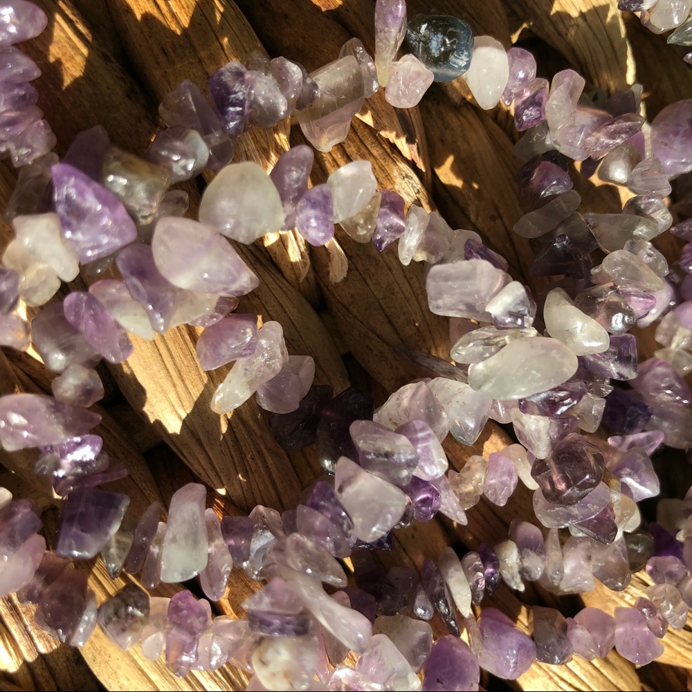 Rough Amethyst Necklace